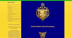 Desktop Screenshot of 1957.usnaclasses.com