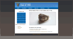 Desktop Screenshot of 1982.usnaclasses.com