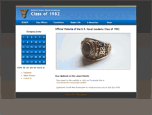 Tablet Screenshot of 1982.usnaclasses.com